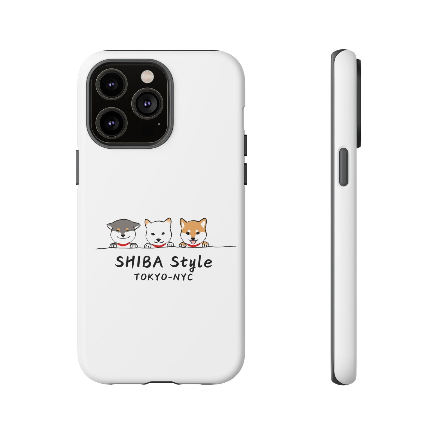 Shiba Shield Phone Cases (Tri-color shibas)