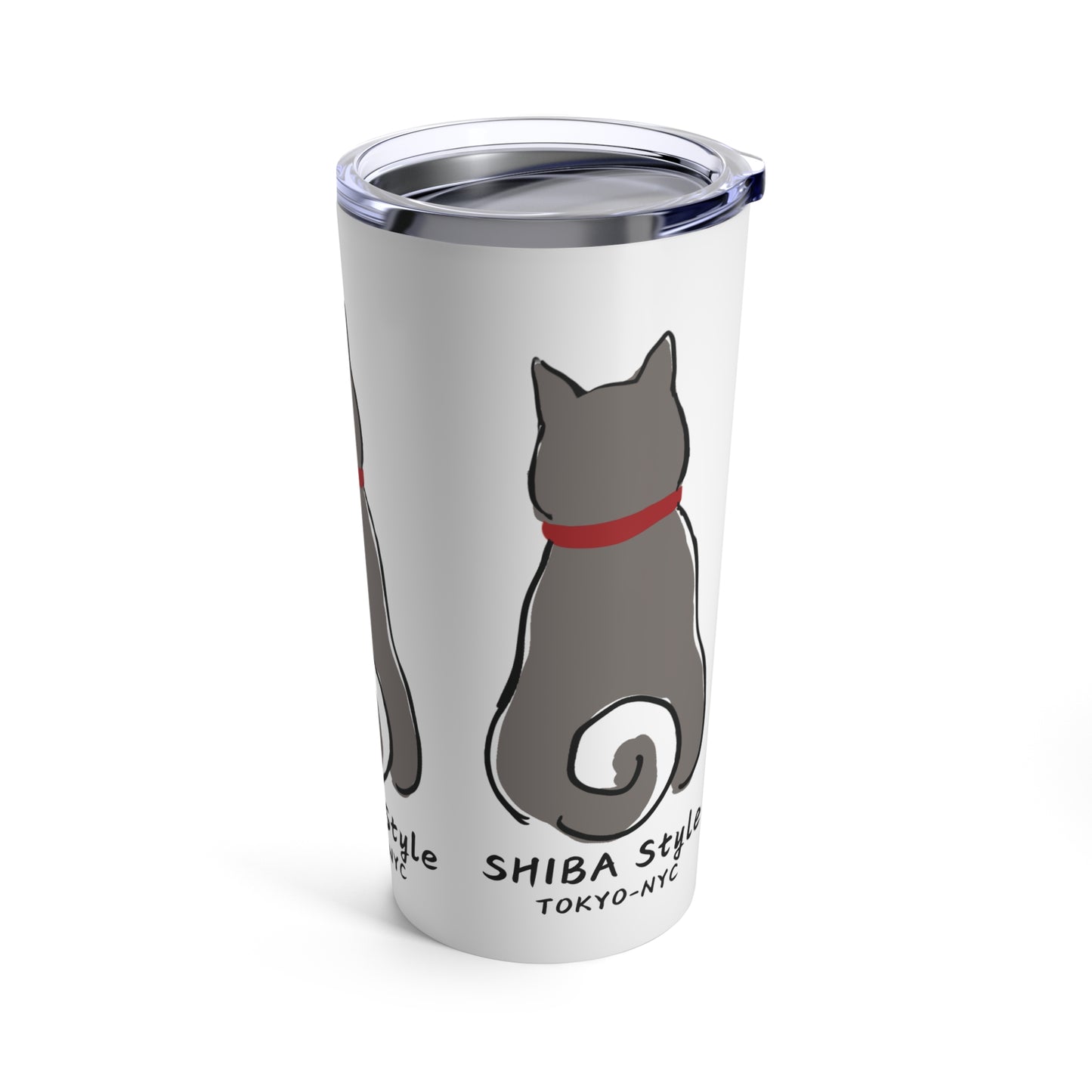 Tumbler 20oz (BLACK SHIBA Style Logo)