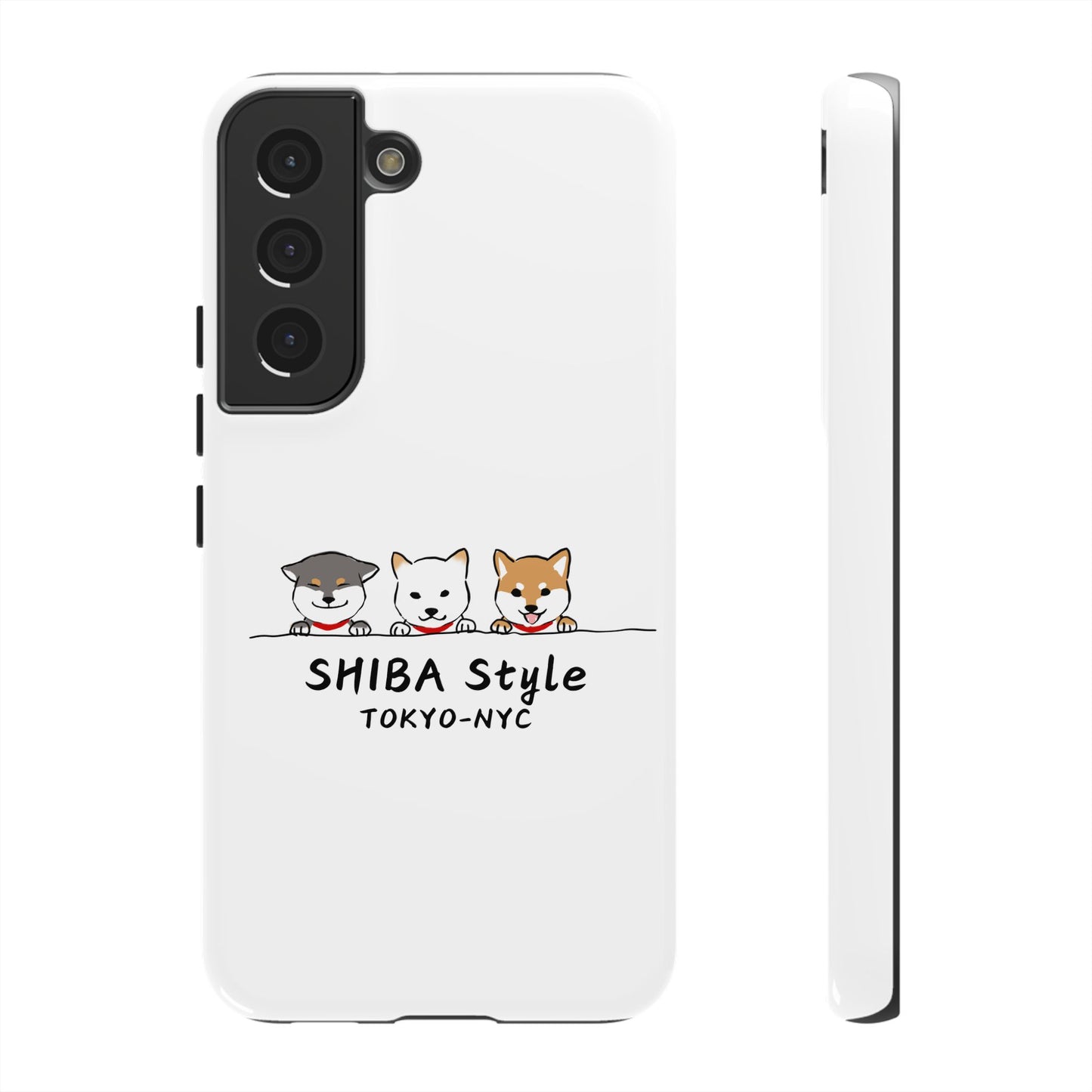 Shiba Shield Phone Cases (Tri-color shibas)