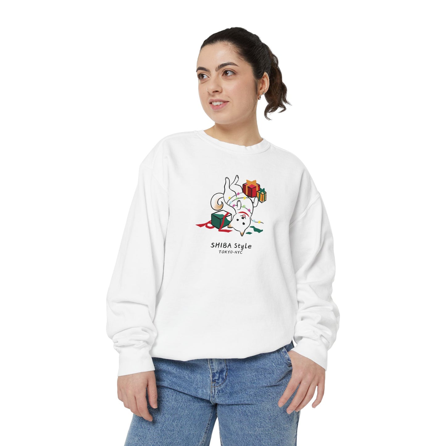 Sweatshirt (Holiday Edition Cream SHIBA )