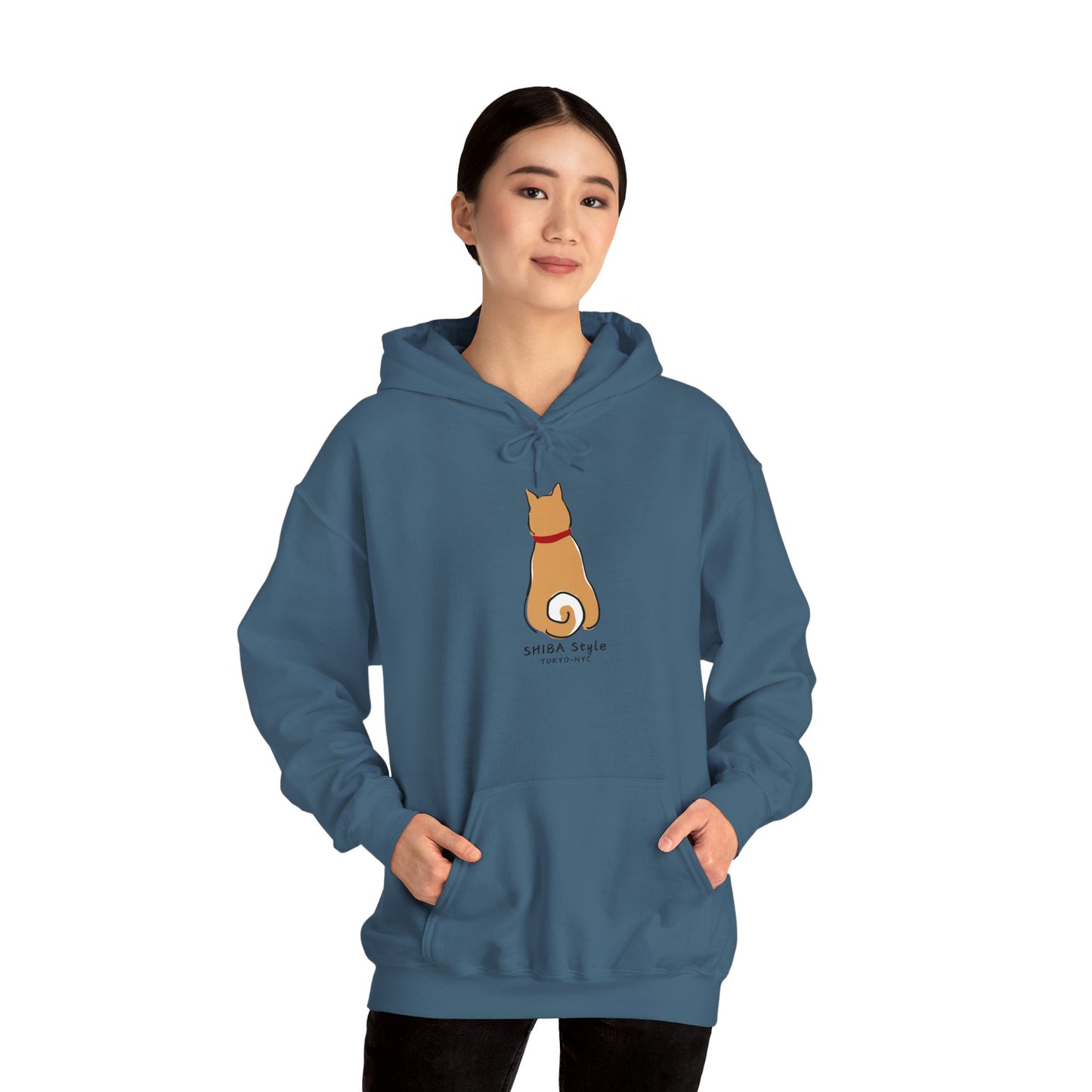 Shiba Style Unisex Hoodie – Cozy Sweatshirt for Dog Lovers