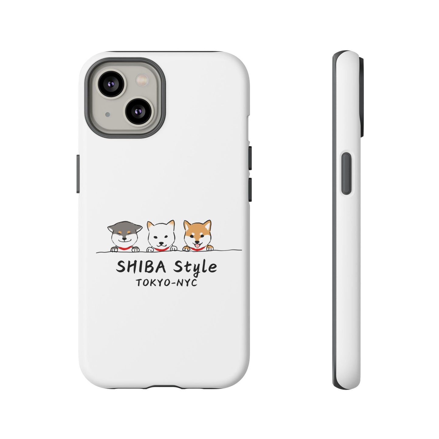 Shiba Shield Phone Cases (Tri-color shibas)