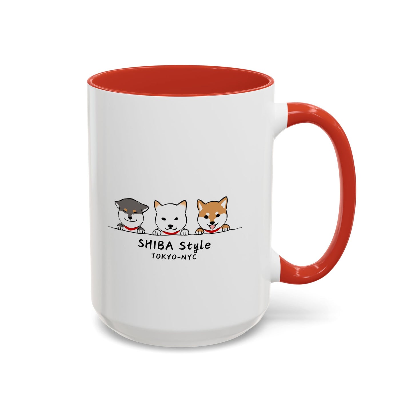 Mug (Tri-color shibas)