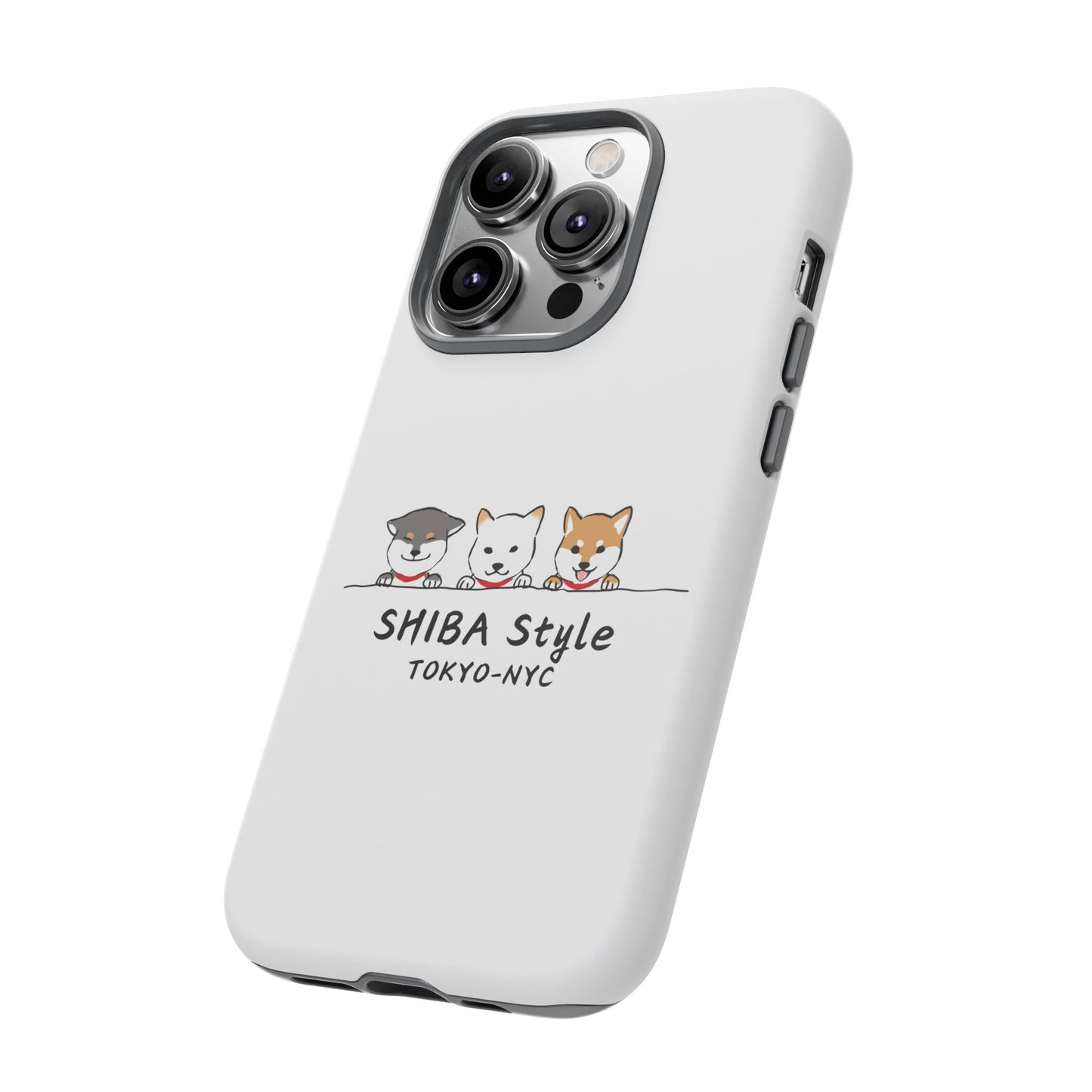 Shiba Shield Phone Cases (Tri-color shibas)