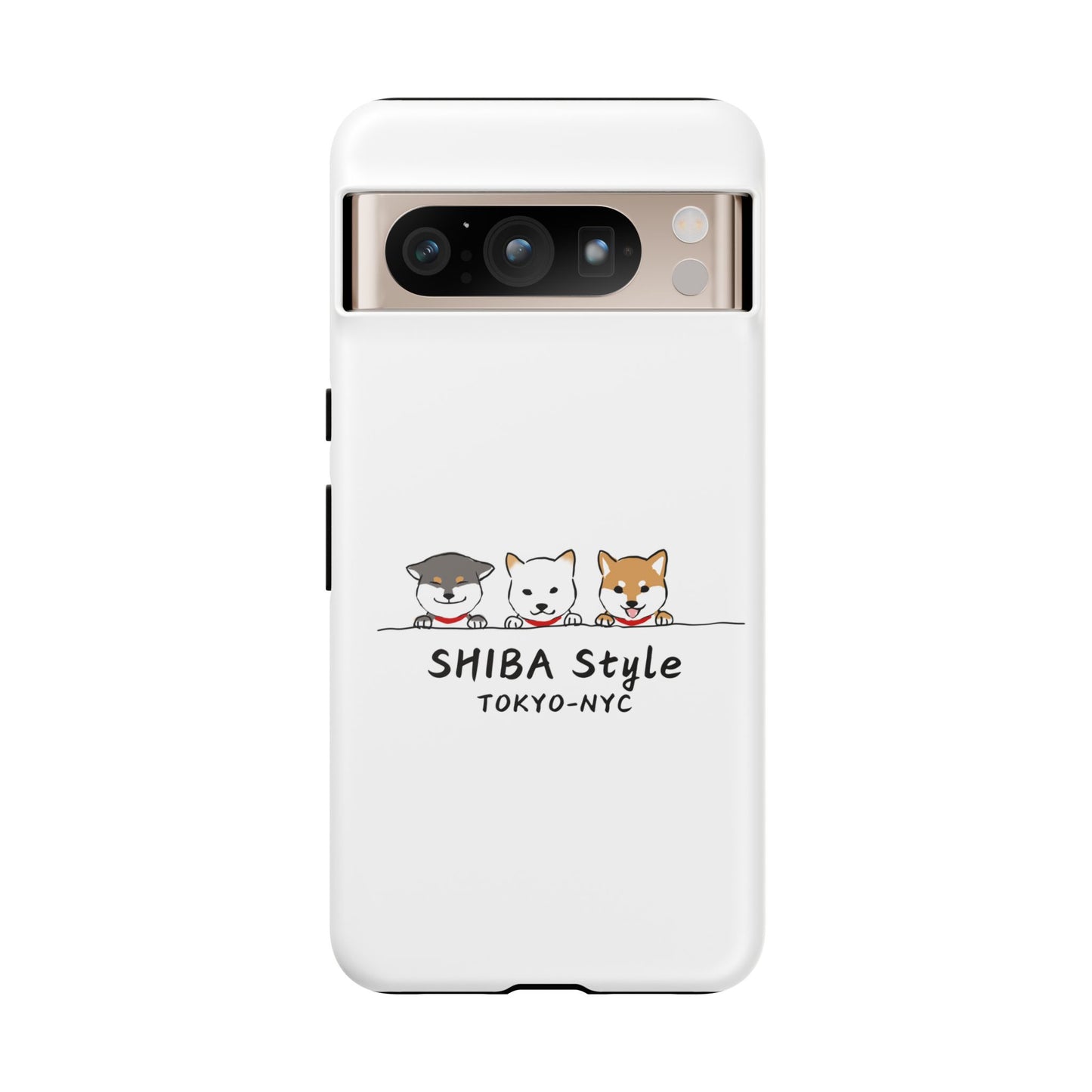 Shiba Shield Phone Cases (Tri-color shibas)