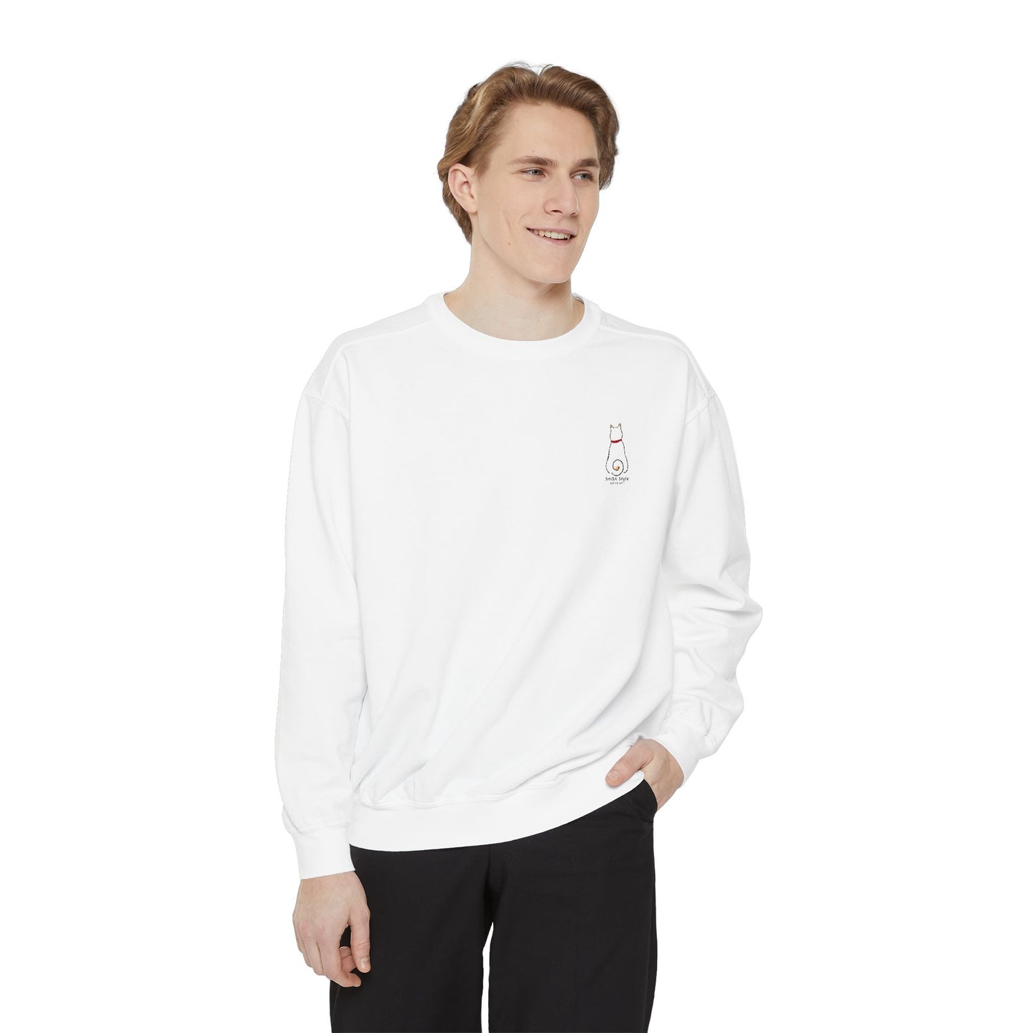 Sweatshirt (CREAM SHIBA style logo)