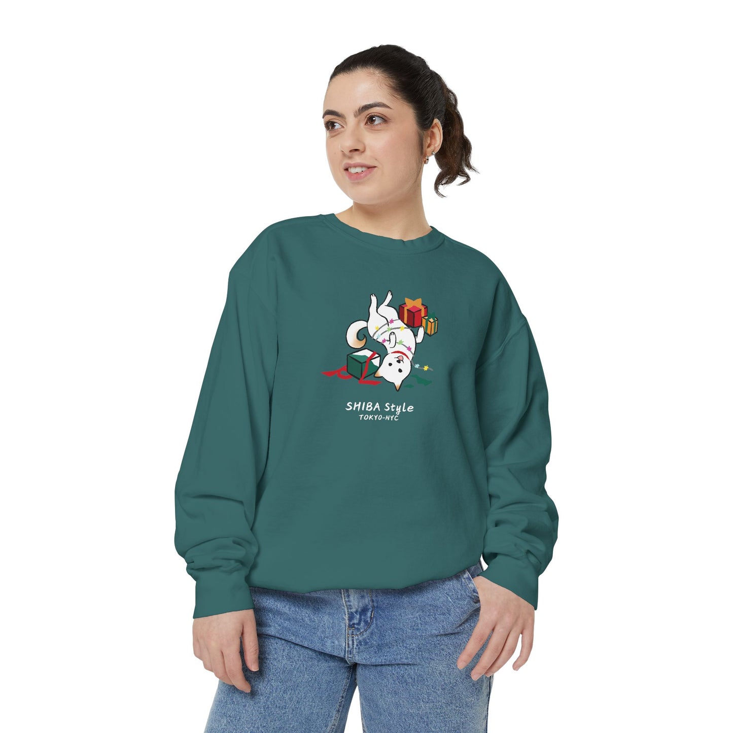 Sweatshirt (Holiday Edition Cream SHIBA )