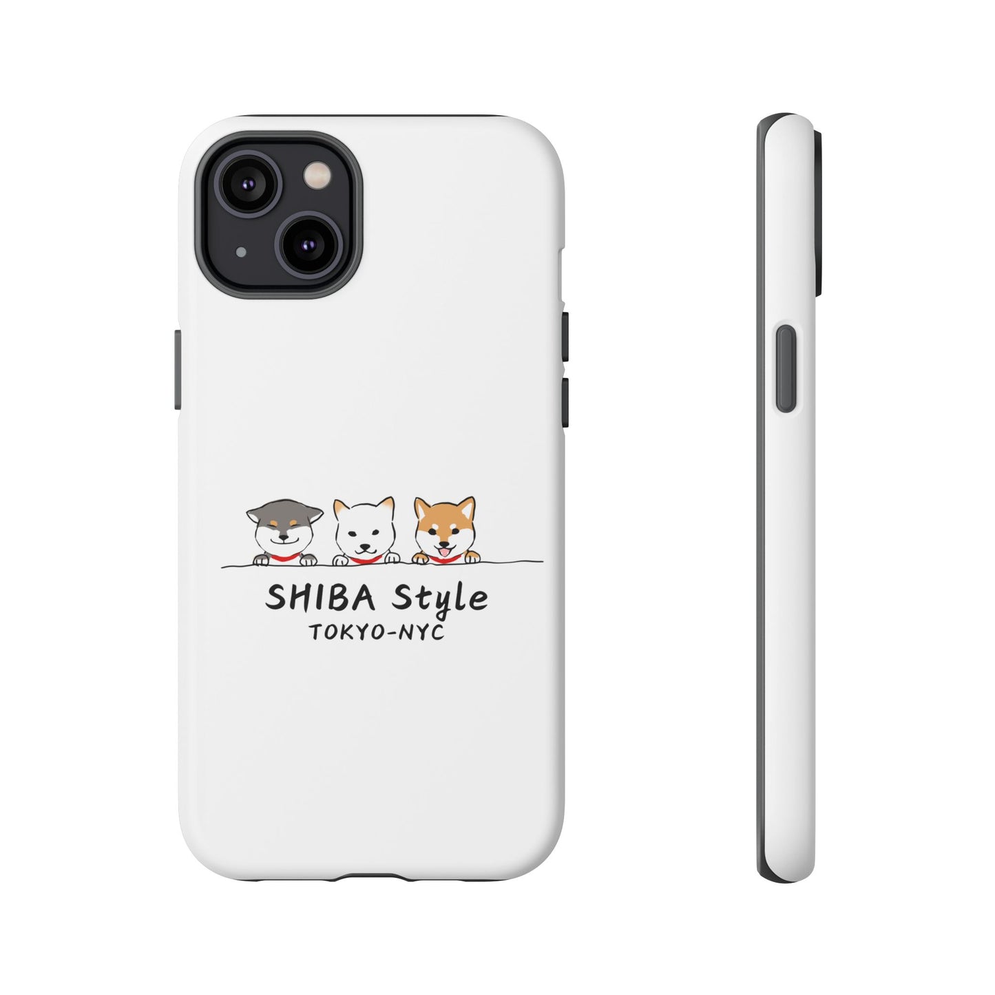 Shiba Shield Phone Cases (Tri-color shibas)