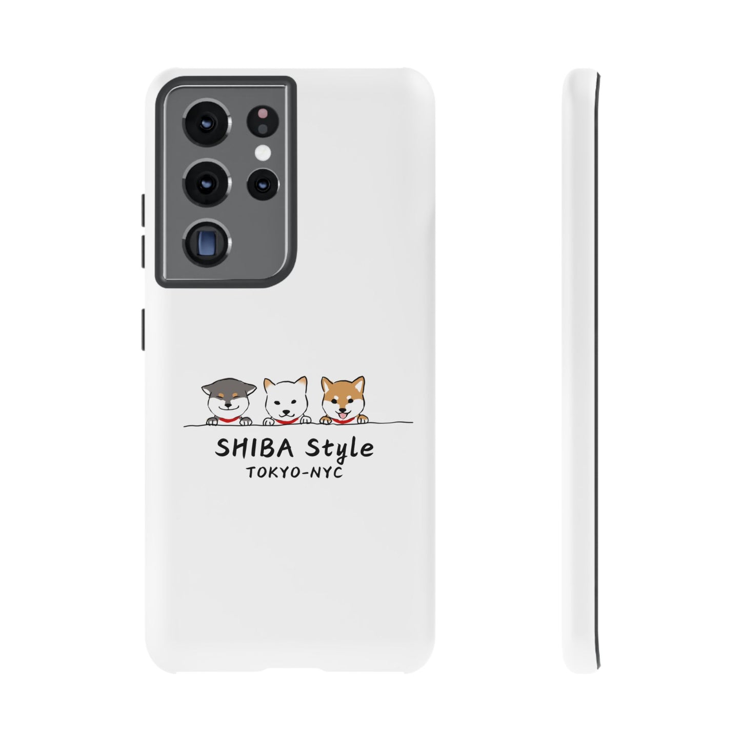 Shiba Shield Phone Cases (Tri-color shibas)