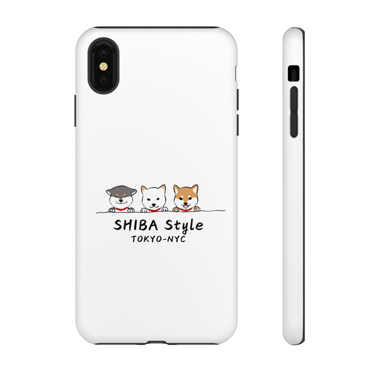 Shiba Shield Phone Cases (Tri-color shibas)