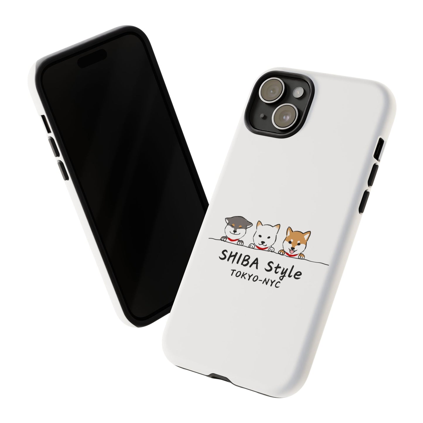 Shiba Shield Phone Cases (Tri-color shibas)