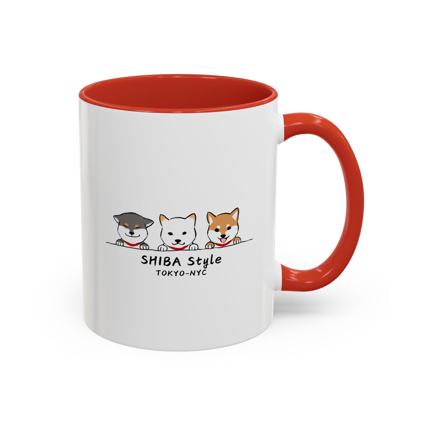 Mug (Tri-color shibas)