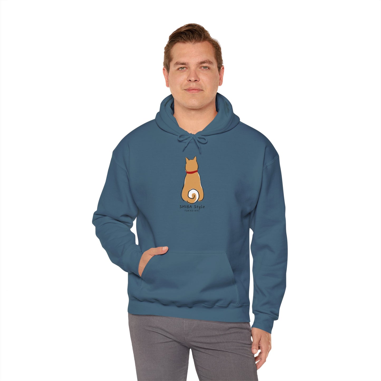 Shiba Style Unisex Hoodie – Cozy Sweatshirt for Dog Lovers