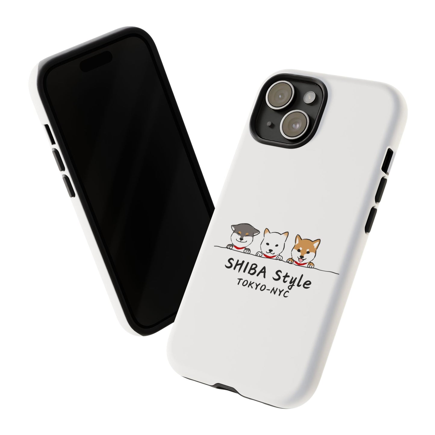 Shiba Shield Phone Cases (Tri-color shibas)