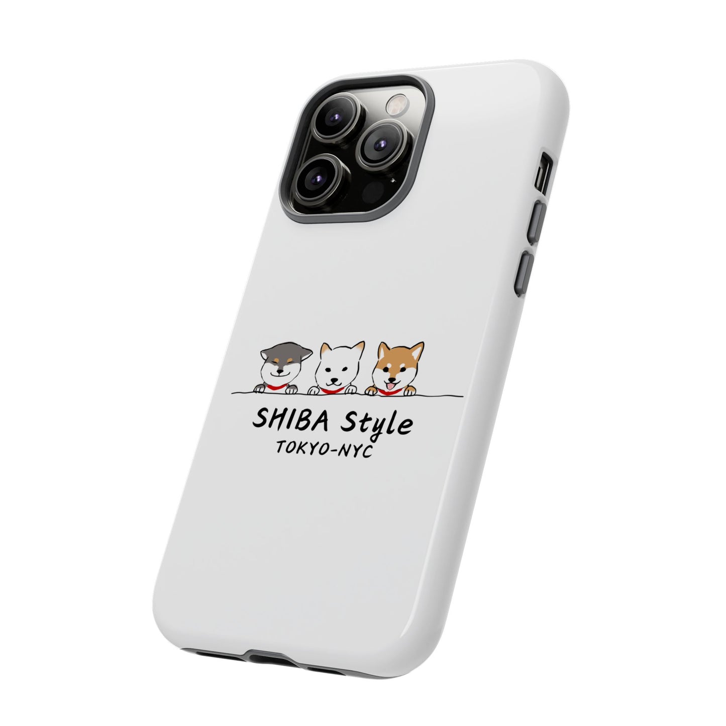 Shiba Shield Phone Cases (Tri-color shibas)