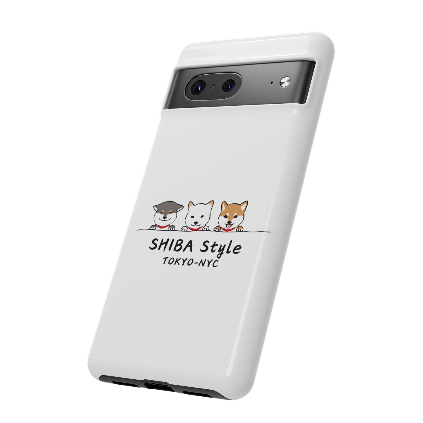 Shiba Shield Phone Cases (Tri-color shibas)