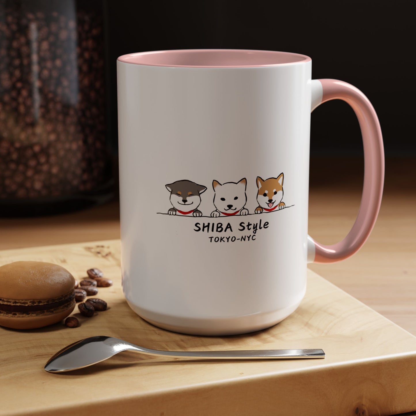 Mug (Tri-color shibas)