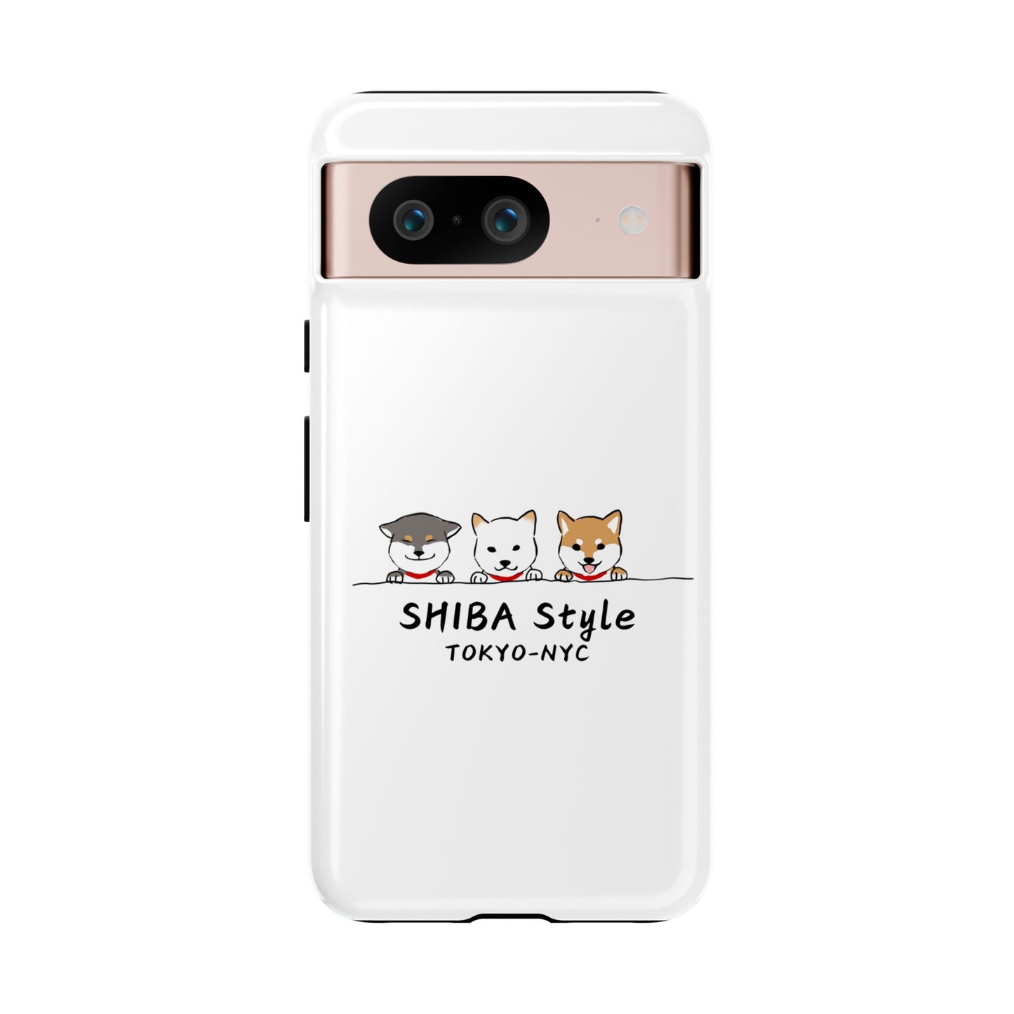 Shiba Shield Phone Cases (Tri-color shibas)