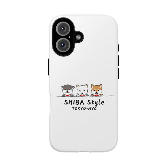 Shiba Shield Phone Cases (Tri-color shibas)