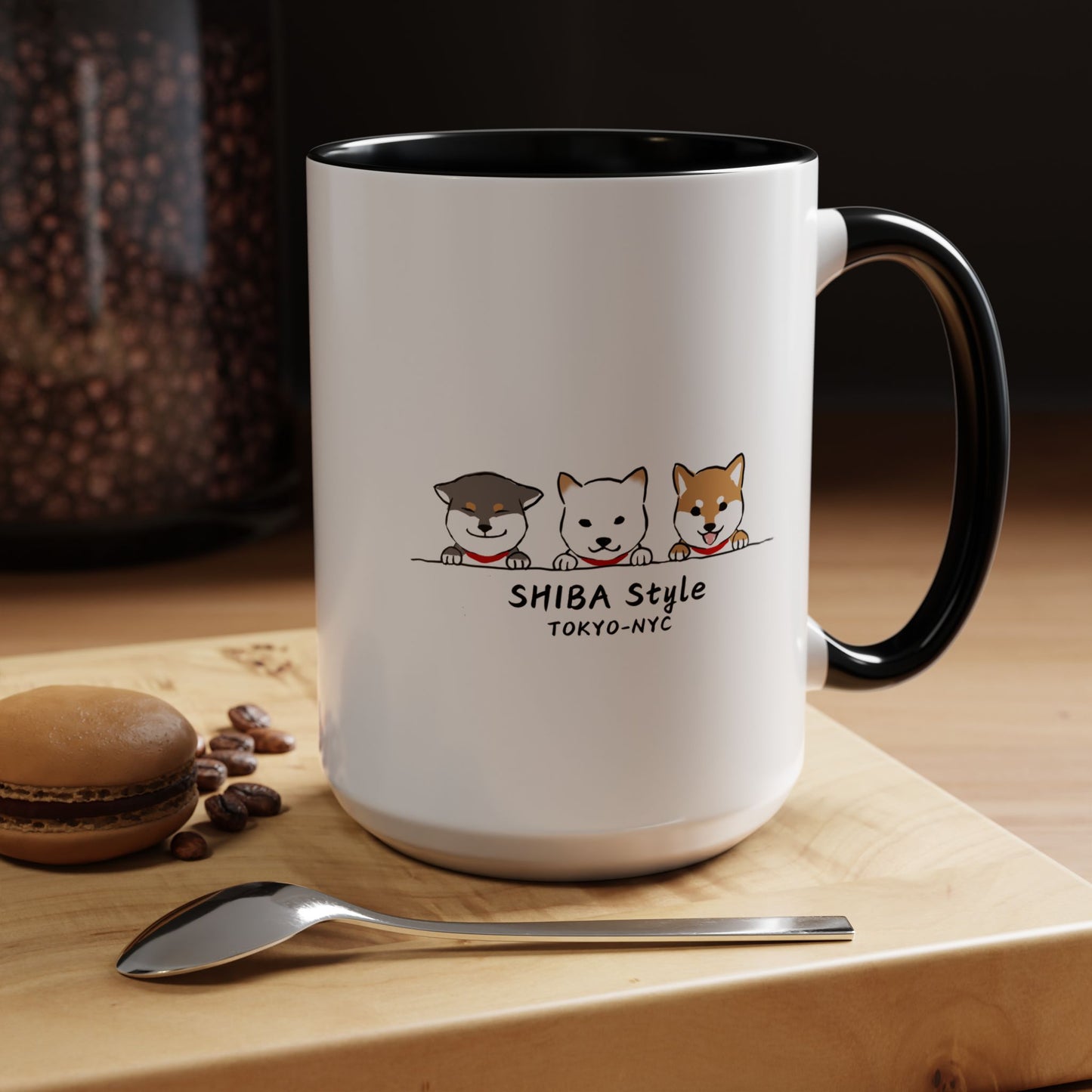 Mug (Tri-color shibas)