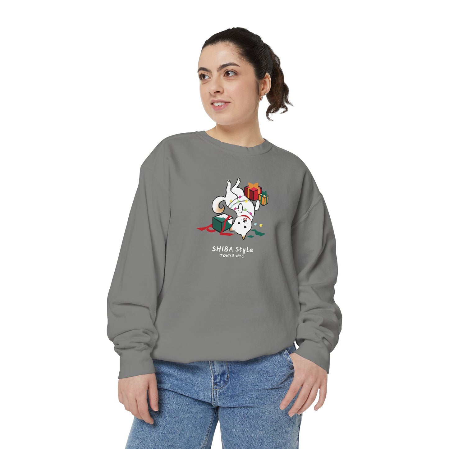 Sweatshirt (Holiday Edition Cream SHIBA )