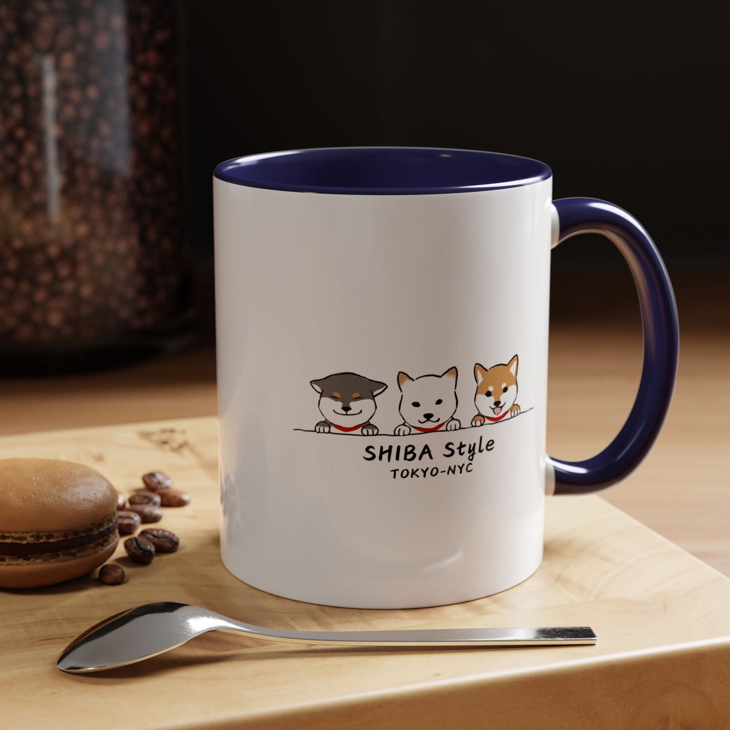 Mug (Tri-color shibas)