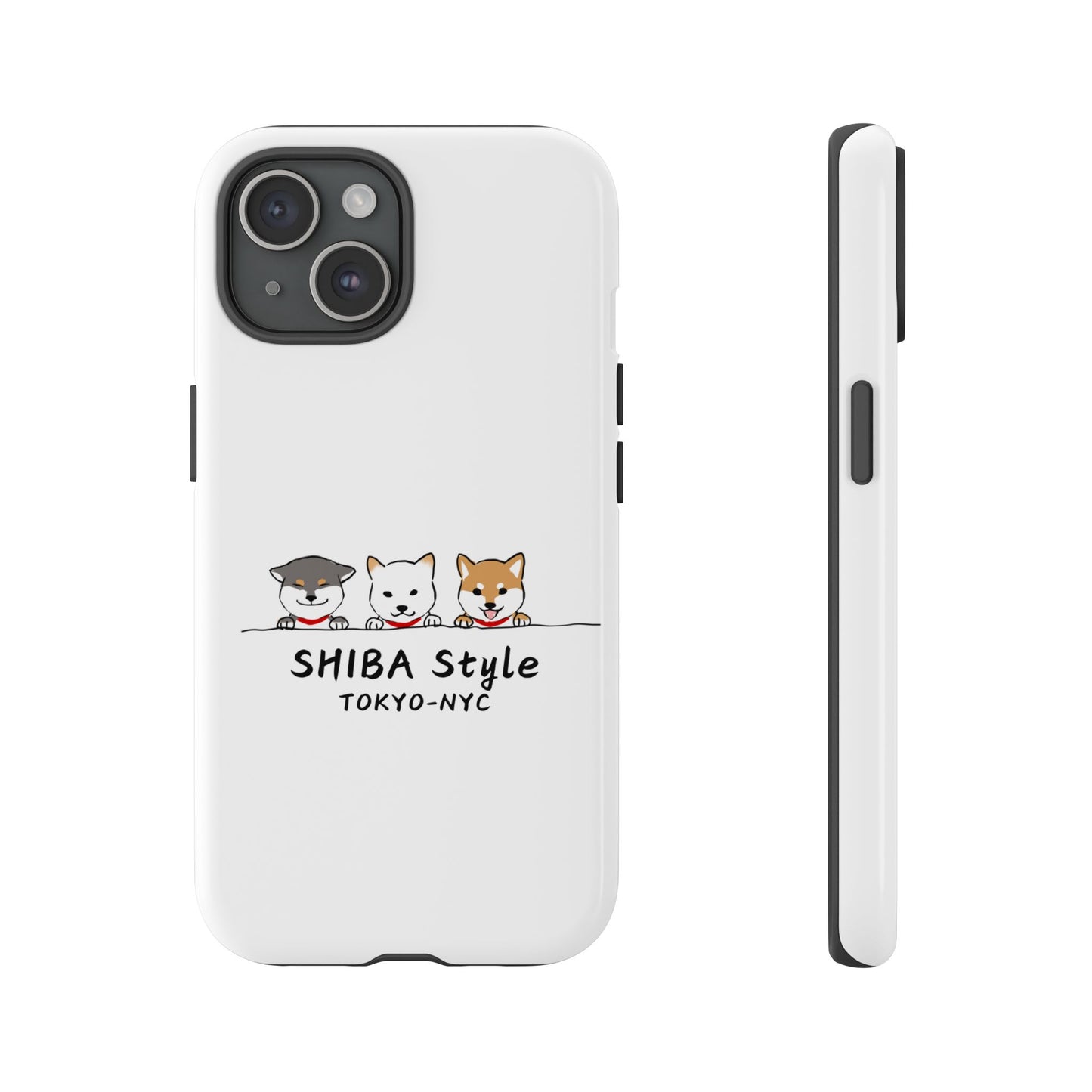 Shiba Shield Phone Cases (Tri-color shibas)