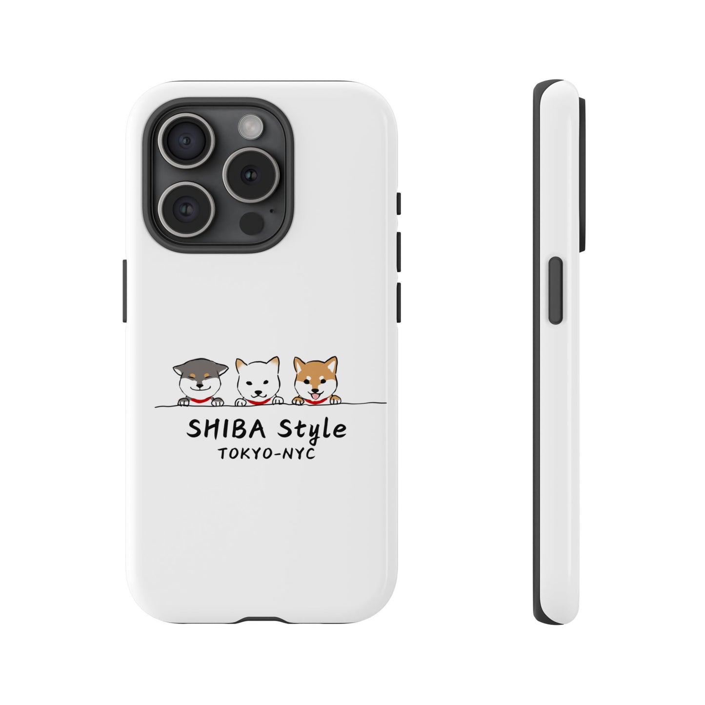 Shiba Shield Phone Cases (Tri-color shibas)