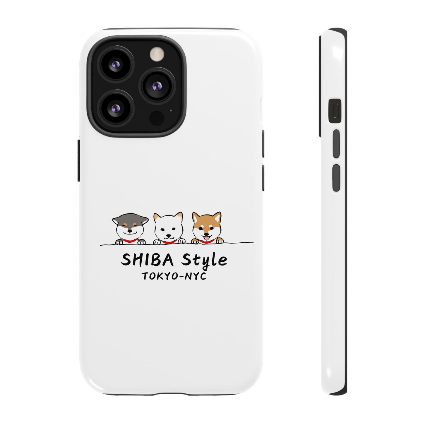 Shiba Shield Phone Cases (Tri-color shibas)