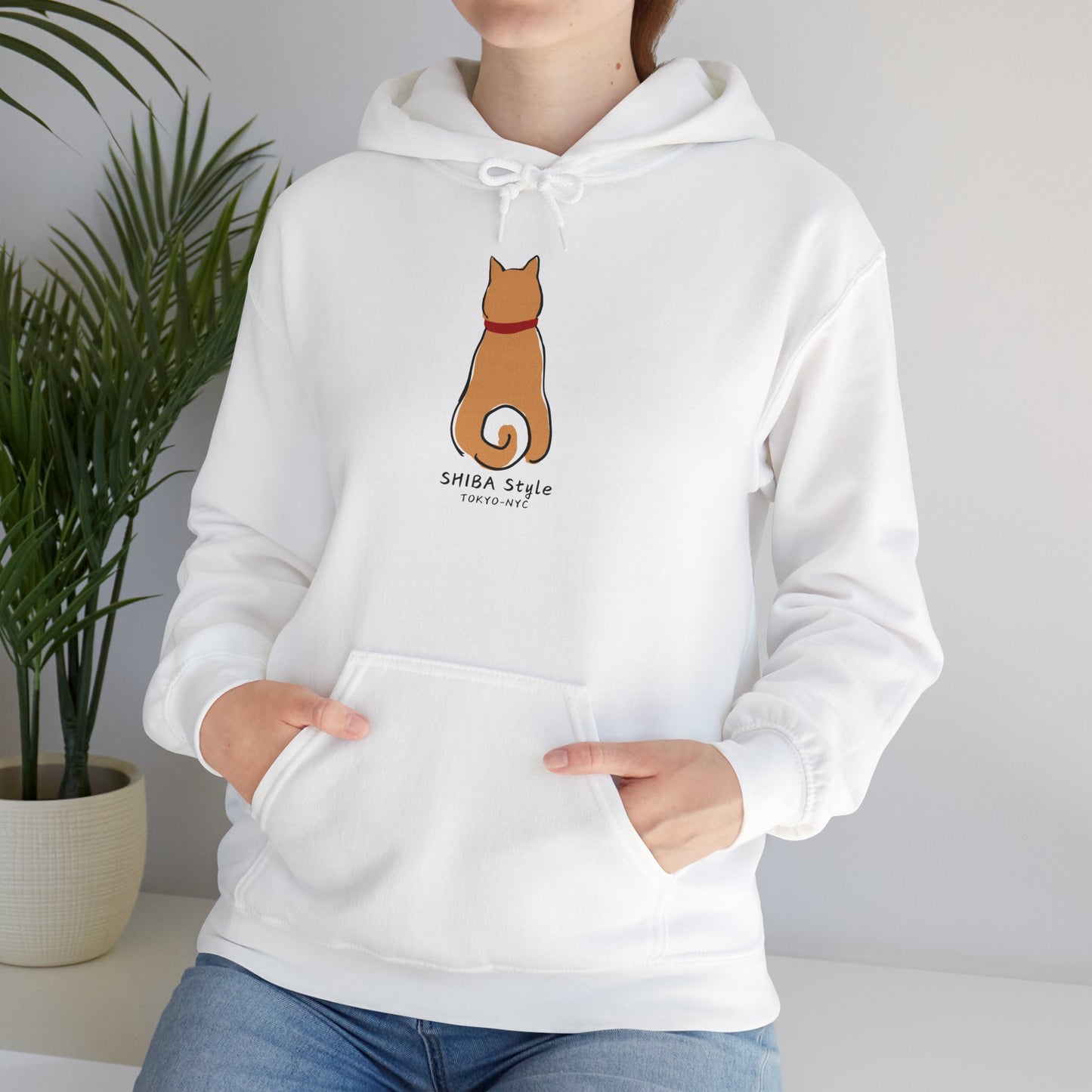 Shiba Style Unisex Hoodie – Cozy Sweatshirt for Dog Lovers