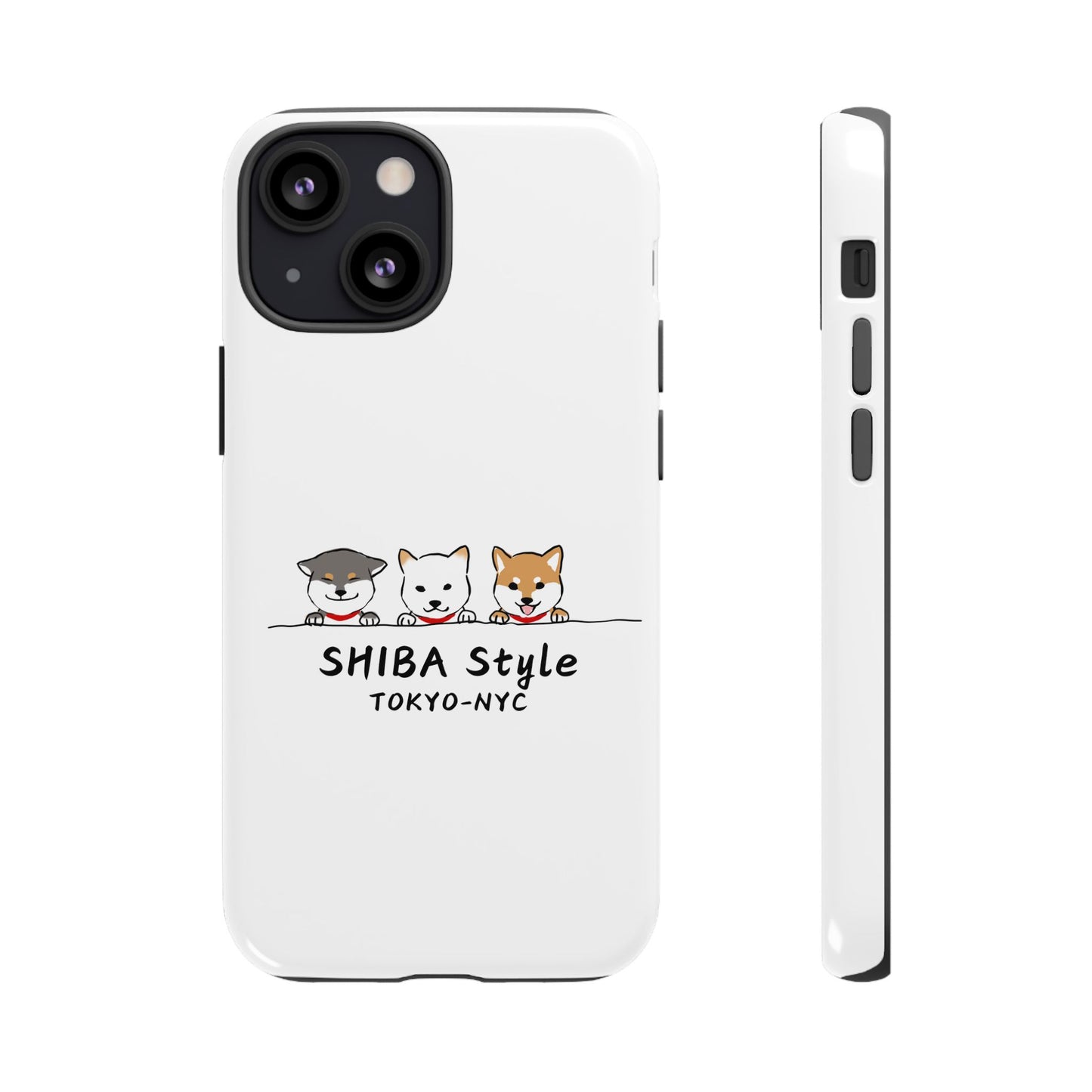 Shiba Shield Phone Cases (Tri-color shibas)