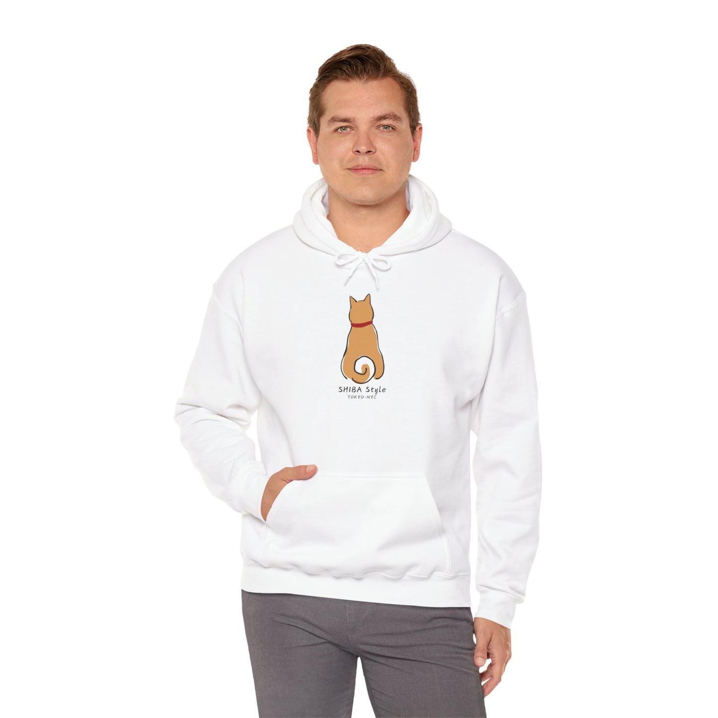 Shiba Style Unisex Hoodie – Cozy Sweatshirt for Dog Lovers