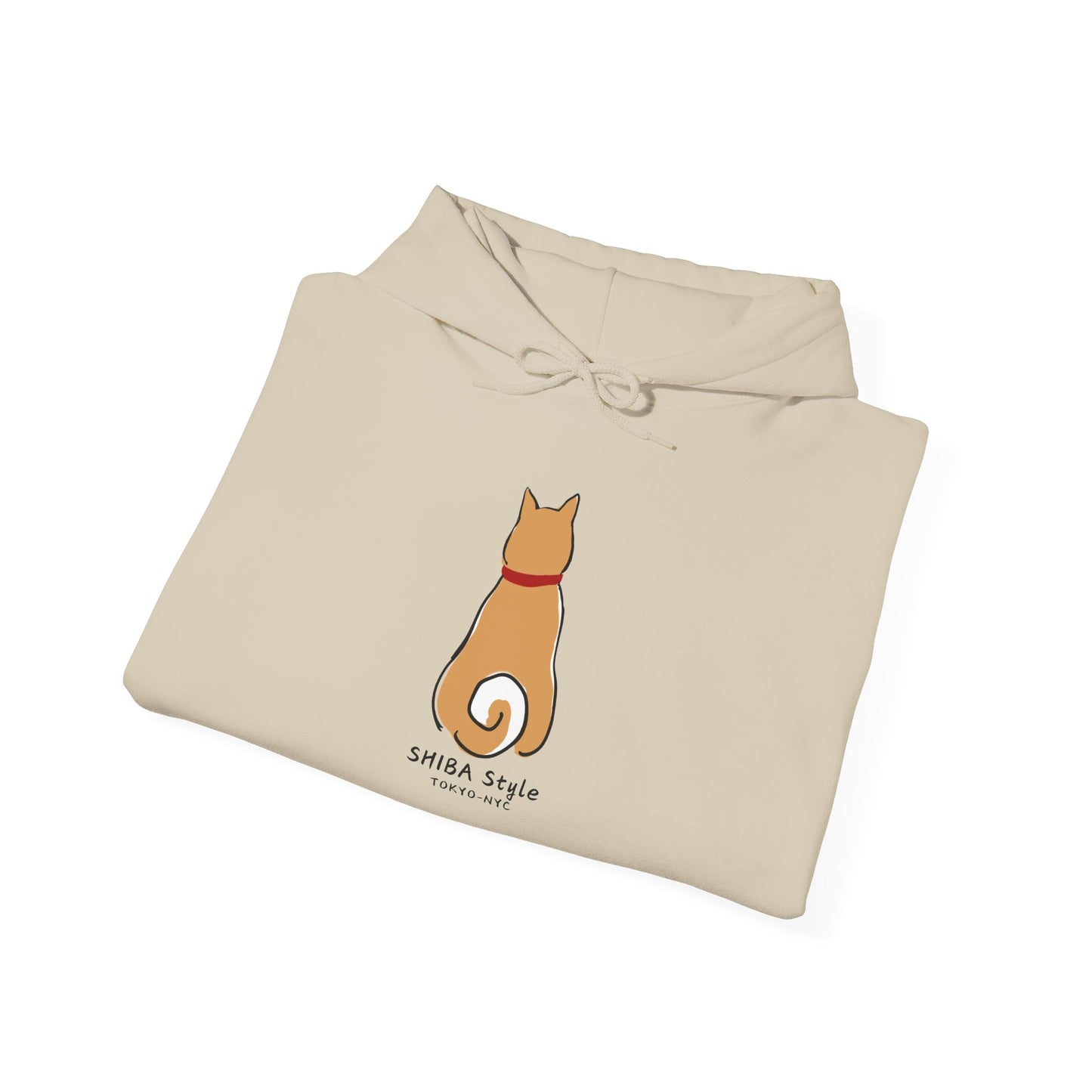 Shiba Style Unisex Hoodie – Cozy Sweatshirt for Dog Lovers