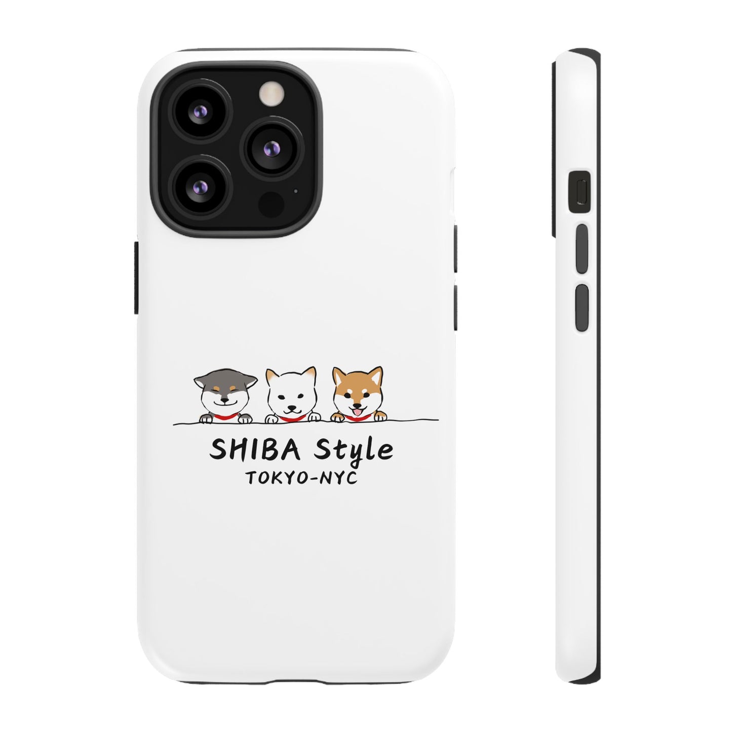 Shiba Shield Phone Cases (Tri-color shibas)