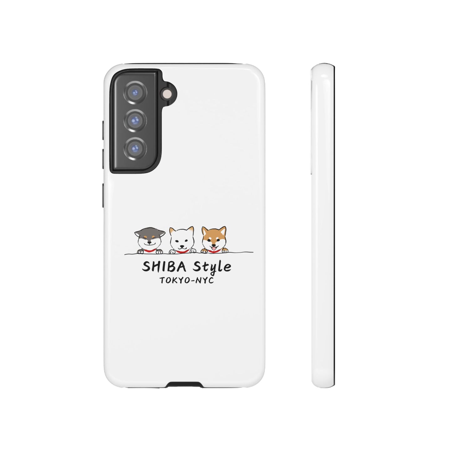 Shiba Shield Phone Cases (Tri-color shibas)