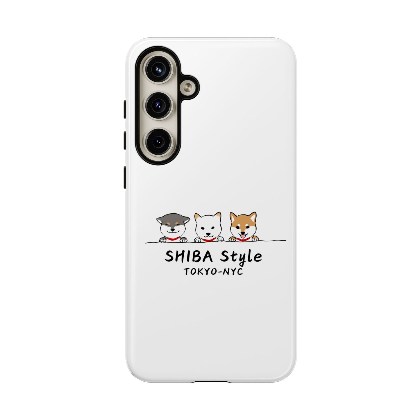 Shiba Shield Phone Cases (Tri-color shibas)