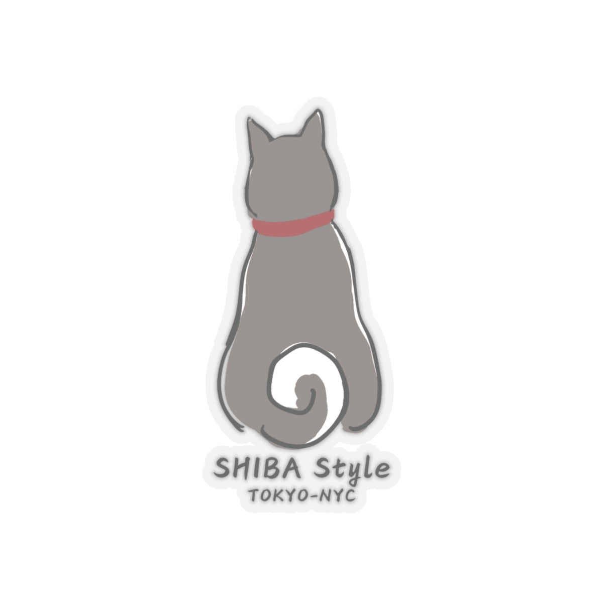 SHIBA Sticker (BLACK SHIBA Style Logo)