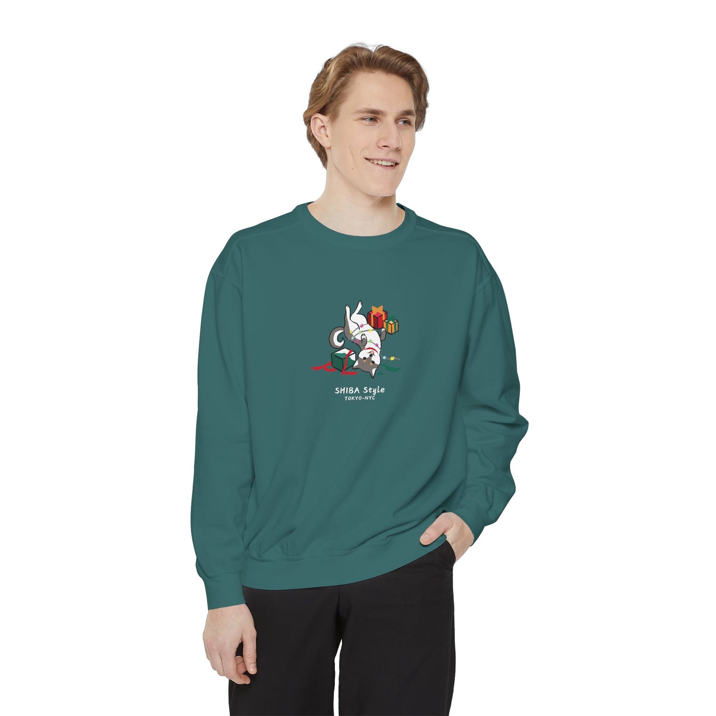 Sweatshirt (Holiday Edition Black SHIBA )