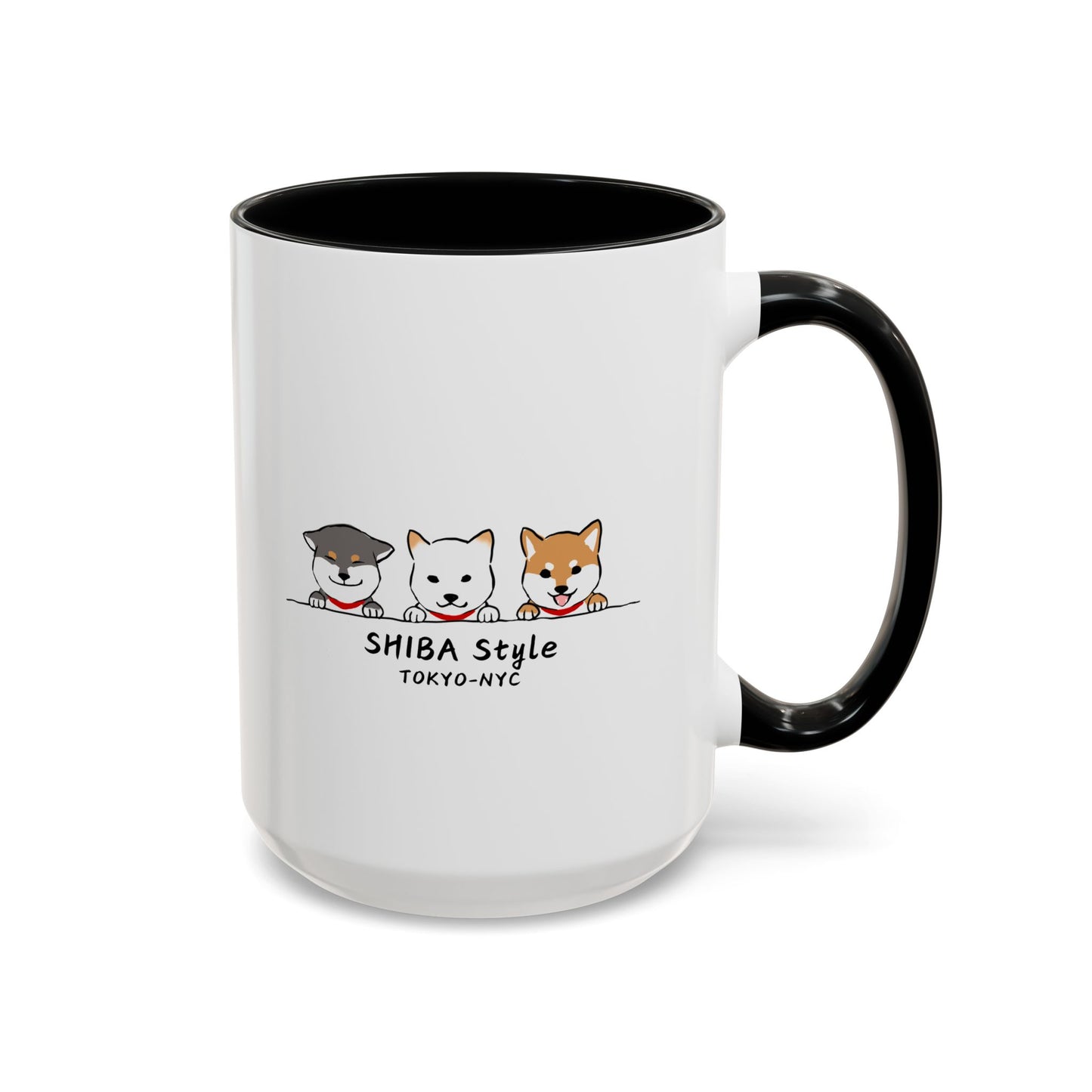 Mug (Tri-color shibas)