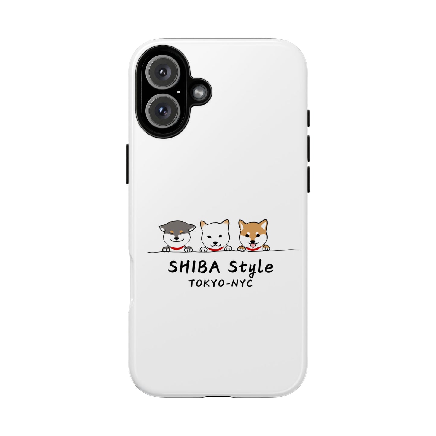 Shiba Shield Phone Cases (Tri-color shibas)