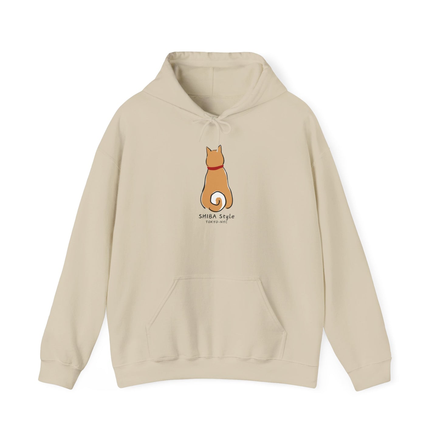 Shiba Style Unisex Hoodie – Cozy Sweatshirt for Dog Lovers