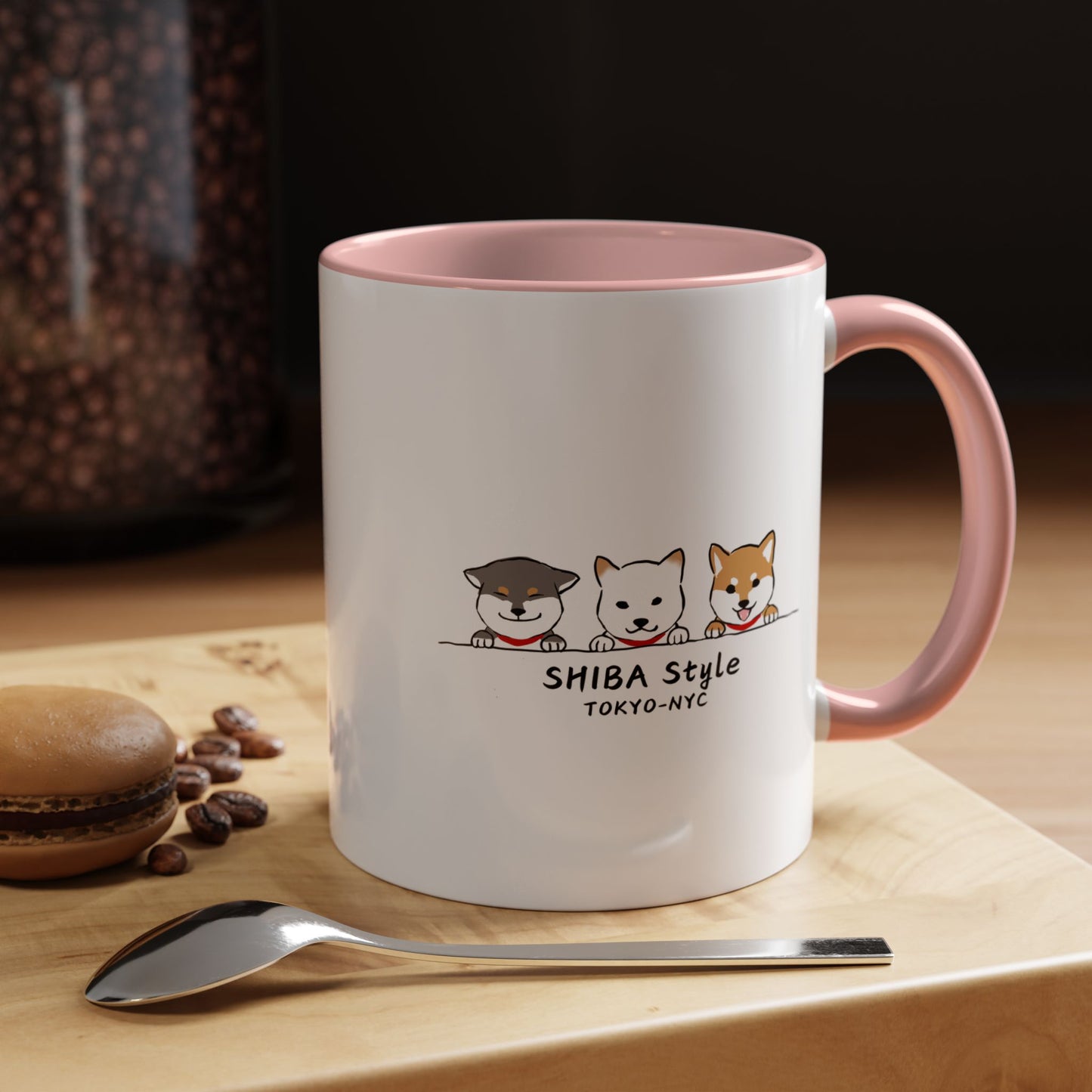 Mug (Tri-color shibas)