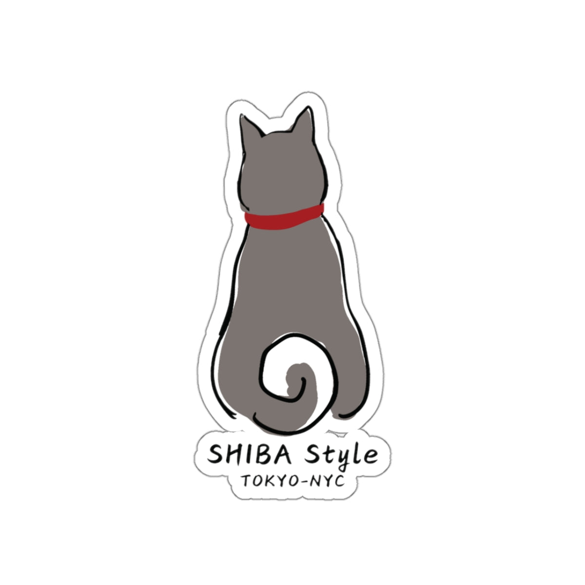 SHIBA Sticker (BLACK SHIBA Style Logo)