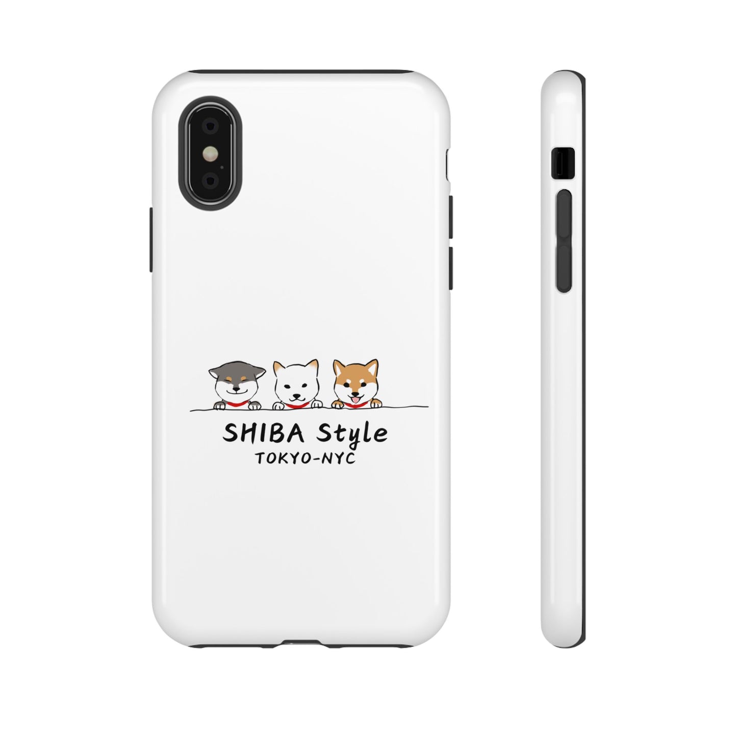 Shiba Shield Phone Cases (Tri-color shibas)