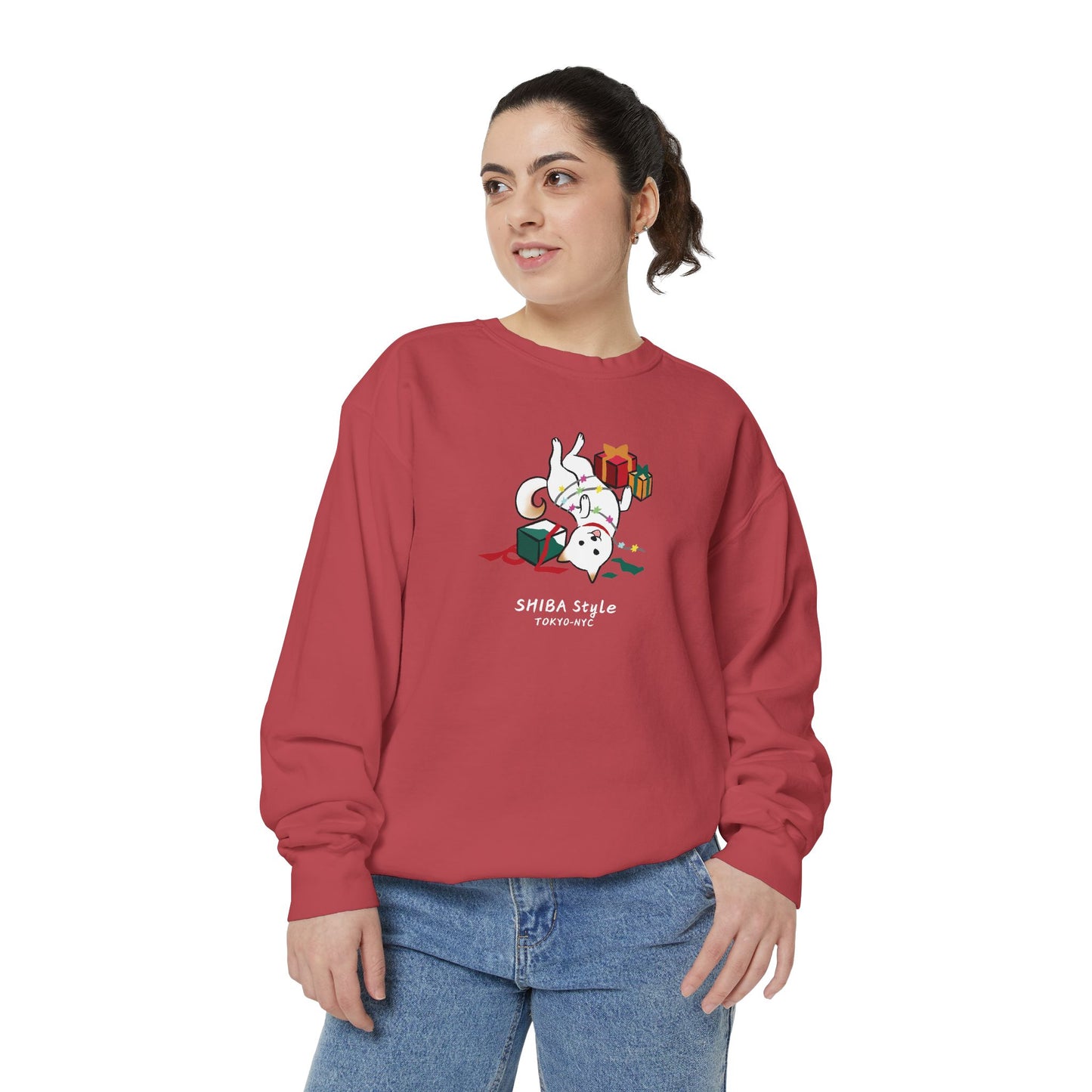 Sweatshirt (Holiday Edition Cream SHIBA )