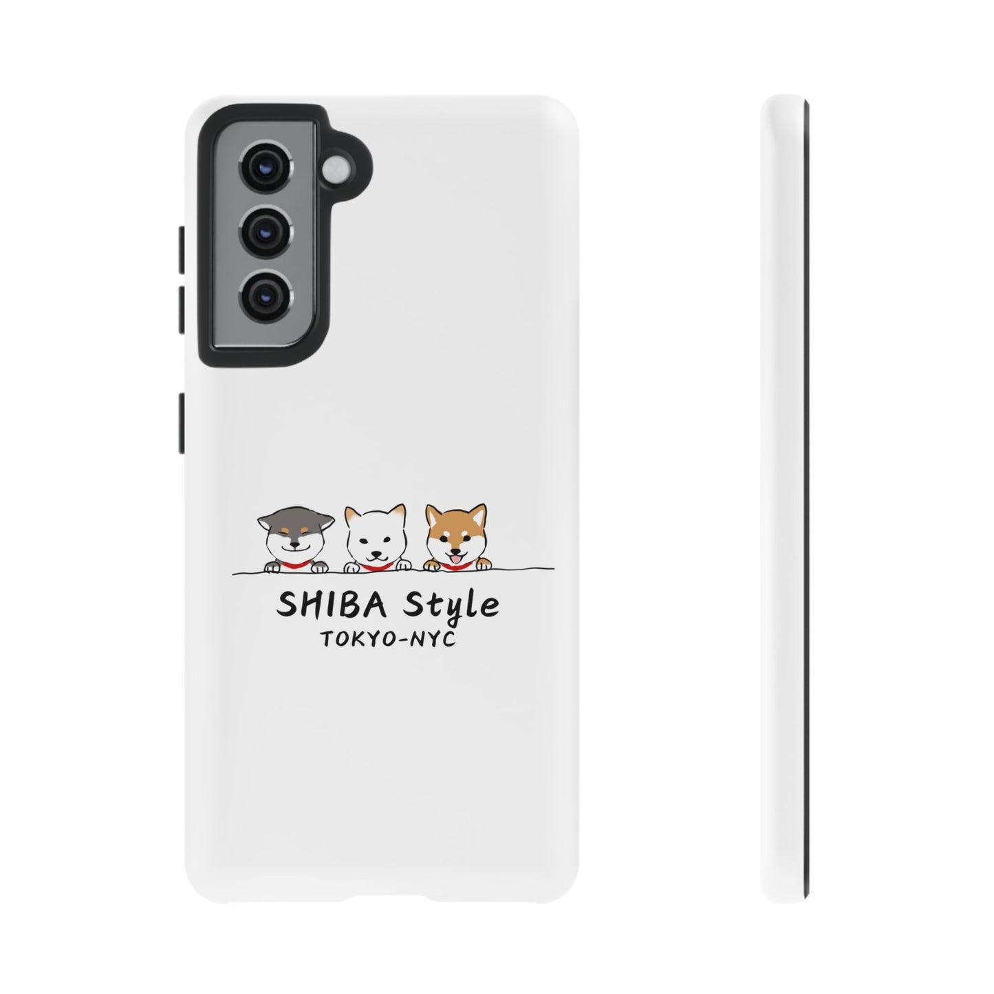 Shiba Shield Phone Cases (Tri-color shibas)