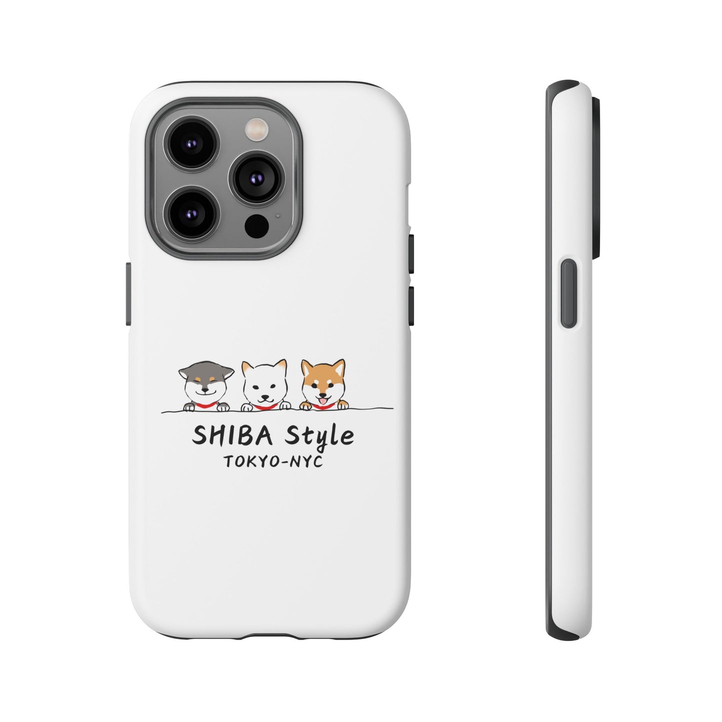 Shiba Shield Phone Cases (Tri-color shibas)