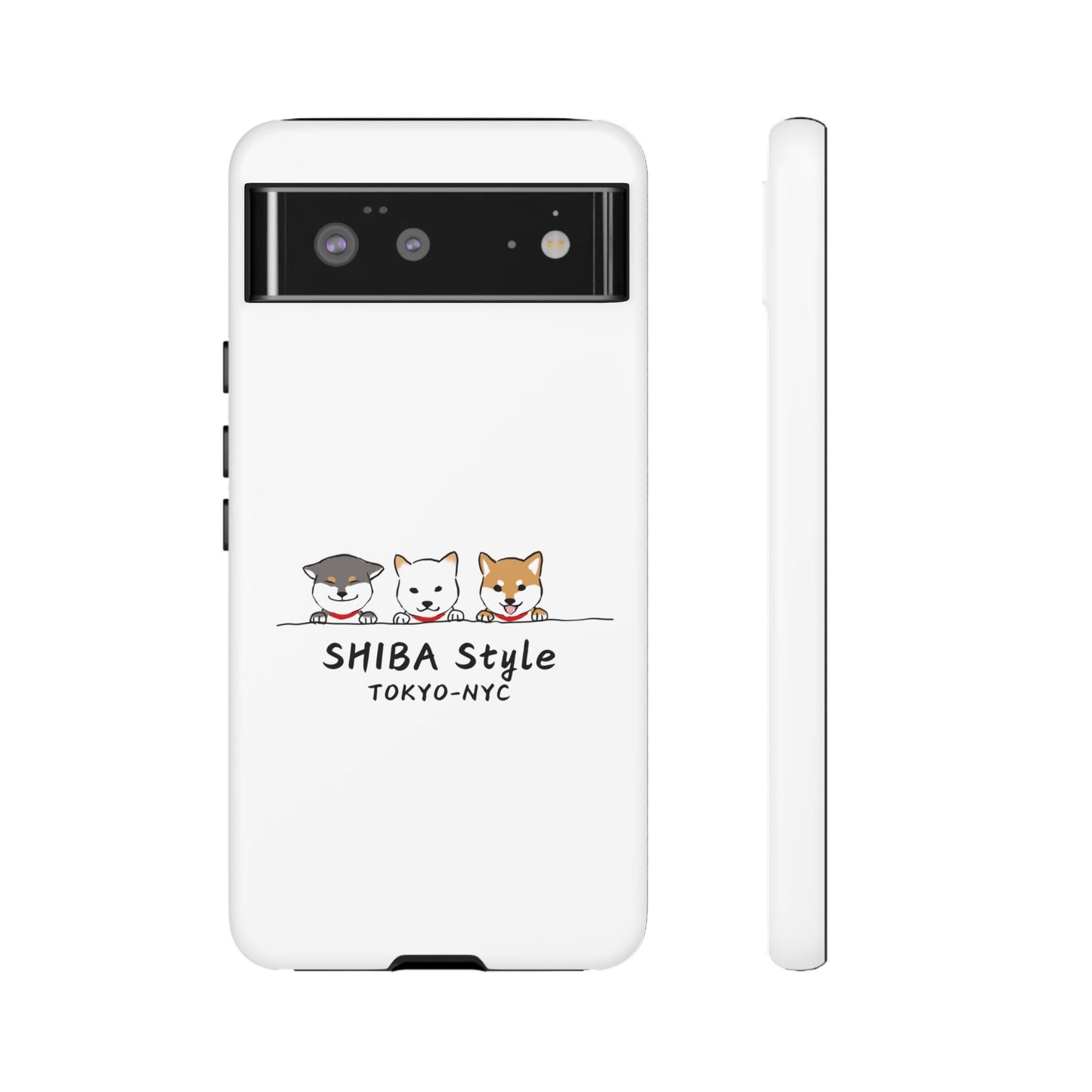 Shiba Shield Phone Cases (Tri-color shibas)