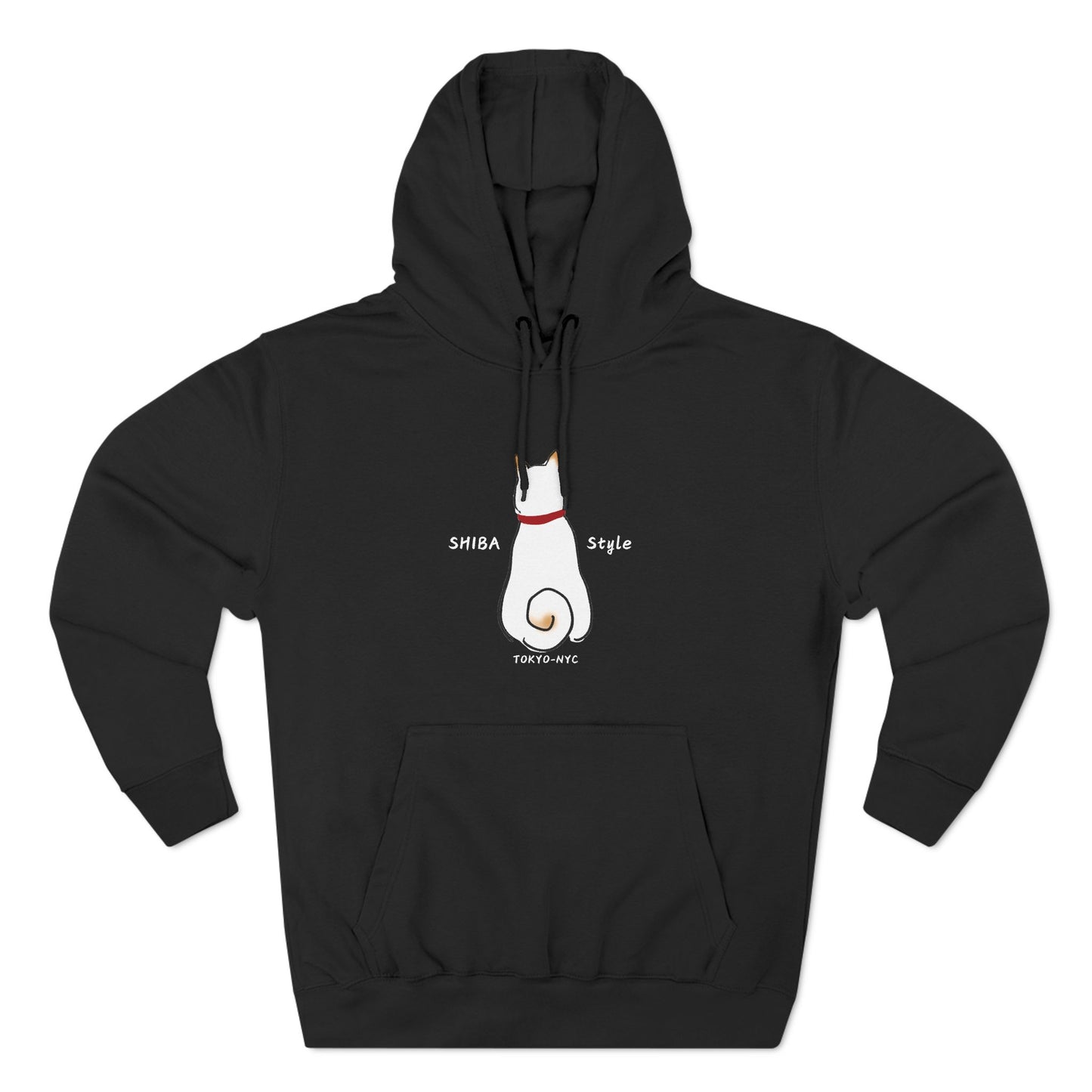 Fleece Hoodie (CREAM SHIBA Style logo)