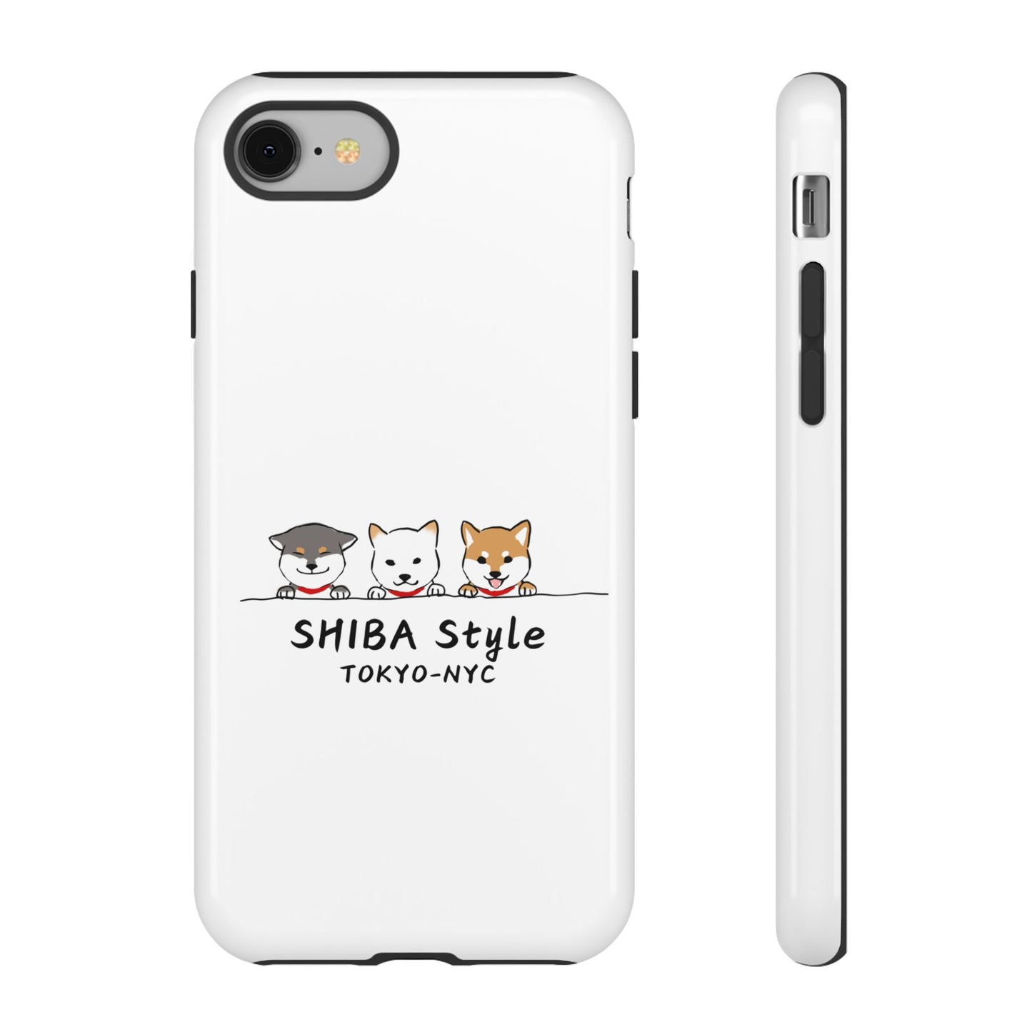 Shiba Shield Phone Cases (Tri-color shibas)